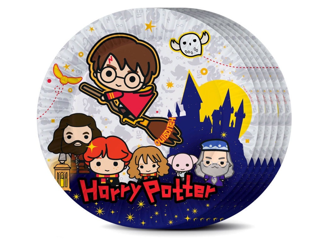 фото Набор бумажных тарелок nd play harry potter 6шт 180mm 295518