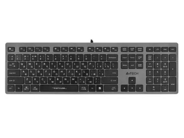 Клавиатура A4Tech Fstyler FX50 USB Slim Grey проводная клавиатура a4tech fstyler fx50 gray