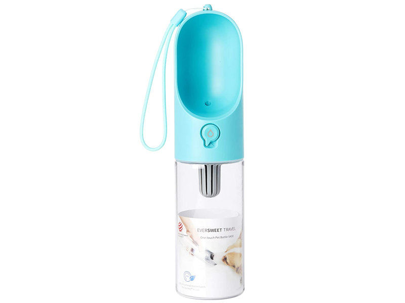 фото Дорожная поилка для животных xiaomi petkit eversweet travel 2 400ml blue