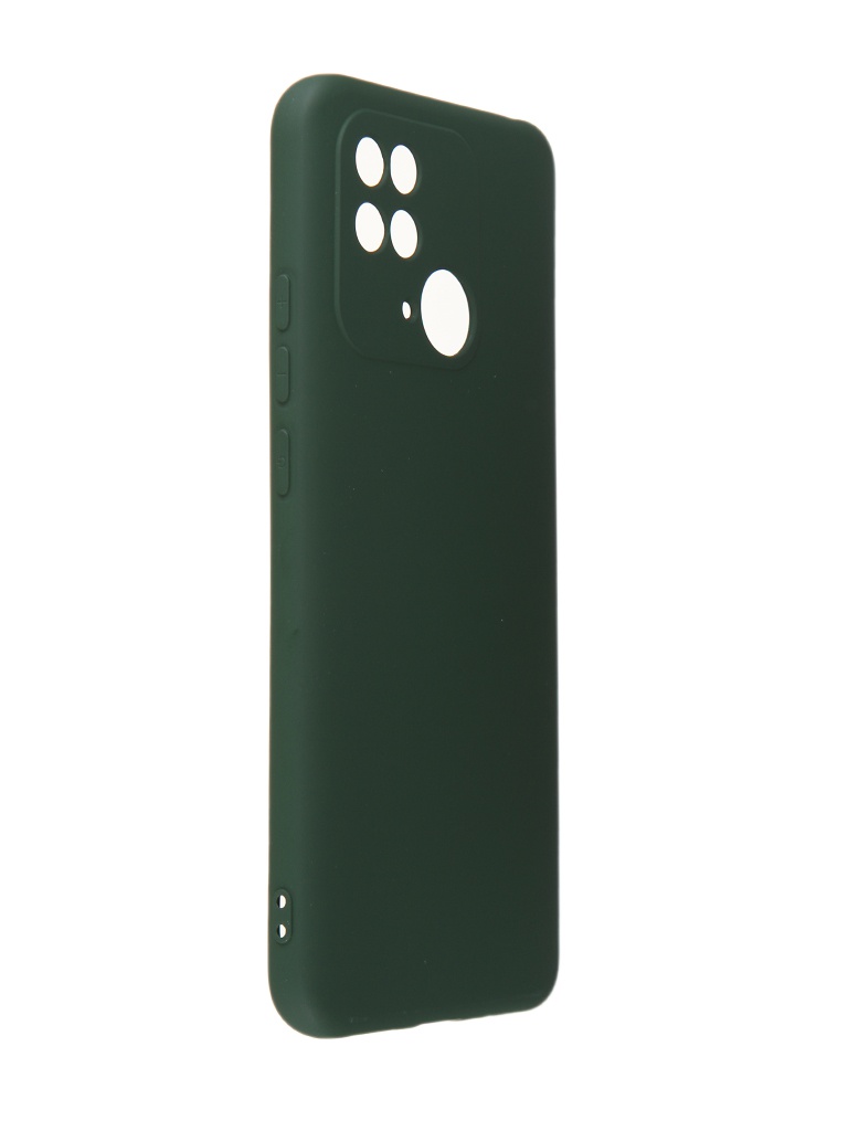 фото Чехол neypo для xiaomi redmi 10c silicone case 2.0mm dark green nsc53054