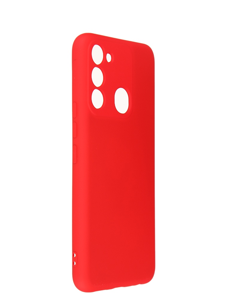 фото Чехол neypo для tecno spark 8c / spark go 2022 silicone 2.0mm red nsc54459