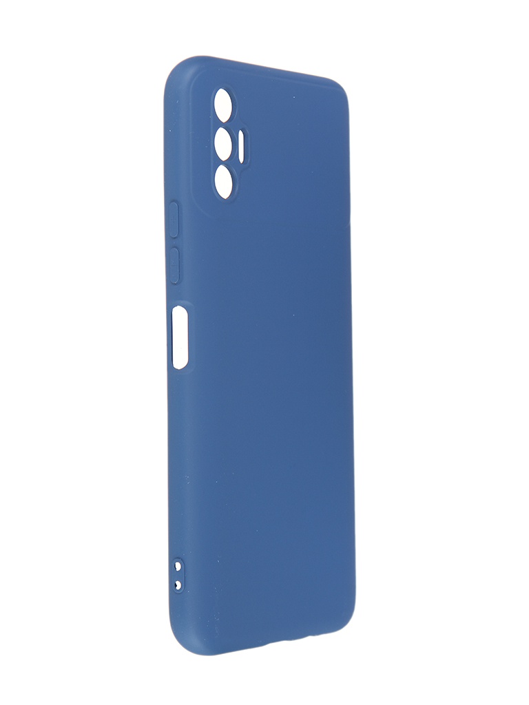 фото Чехол neypo для tecno spark 8p silicone 2.0mm dark blue nsc53034