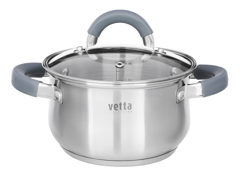 

Кастрюля Vetta Вена 1.9L 822-043, 822-043