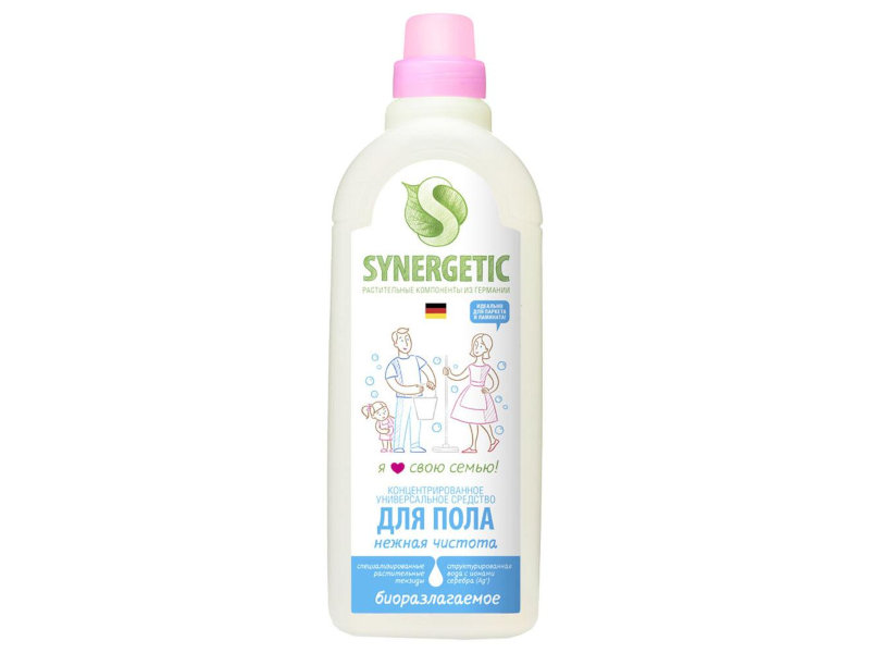 

Средство для мытья полов Synergetic Нежная чистота 750ml 4607971450184, 4607971450184