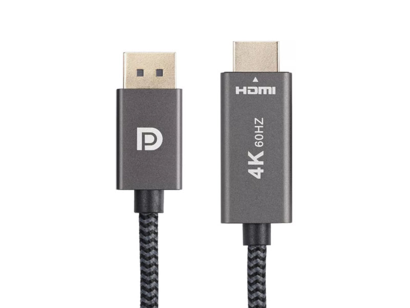 

Аксессуар Telecom DisplayPort M - HDMI M 1.8m TA561M-1.8M, TA561M-1.8M