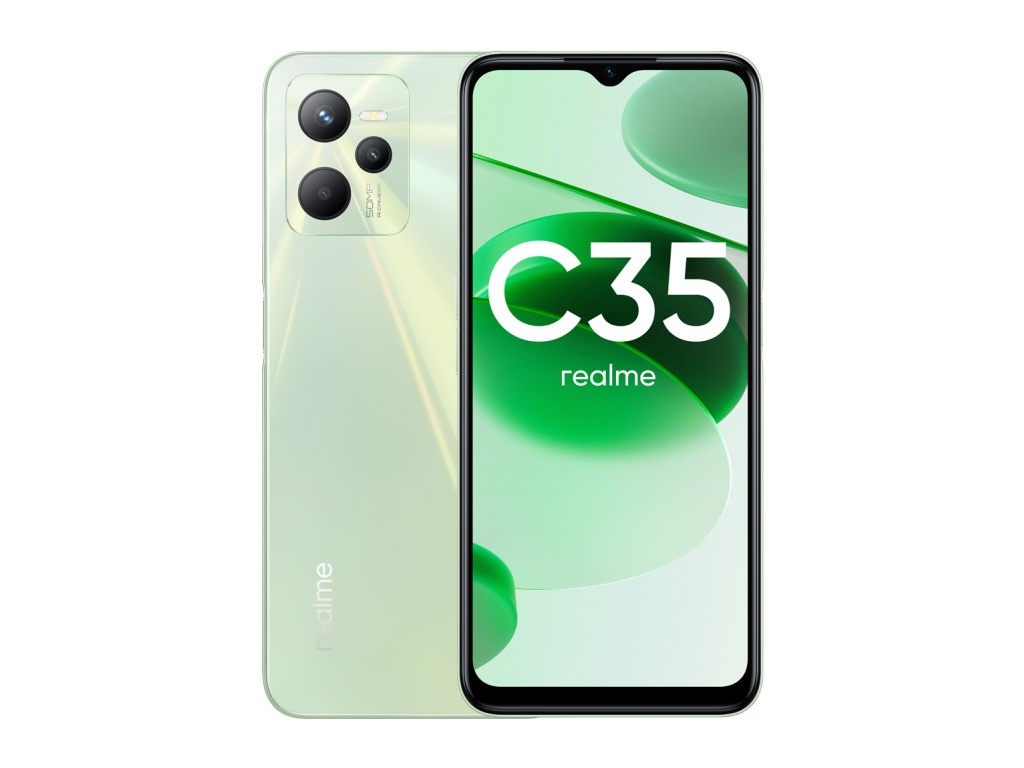 

Сотовый телефон Realme C35 4/128Gb LTE Green, C35