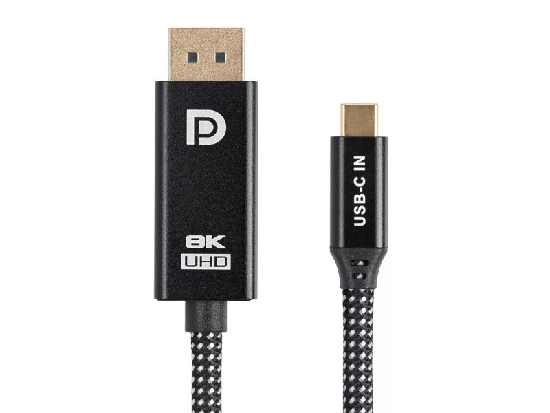 

Аксессуар Telecom USB Type-C M - DisplayPort M 1.8m TCC020M-1.8M, TCC020M-1.8M