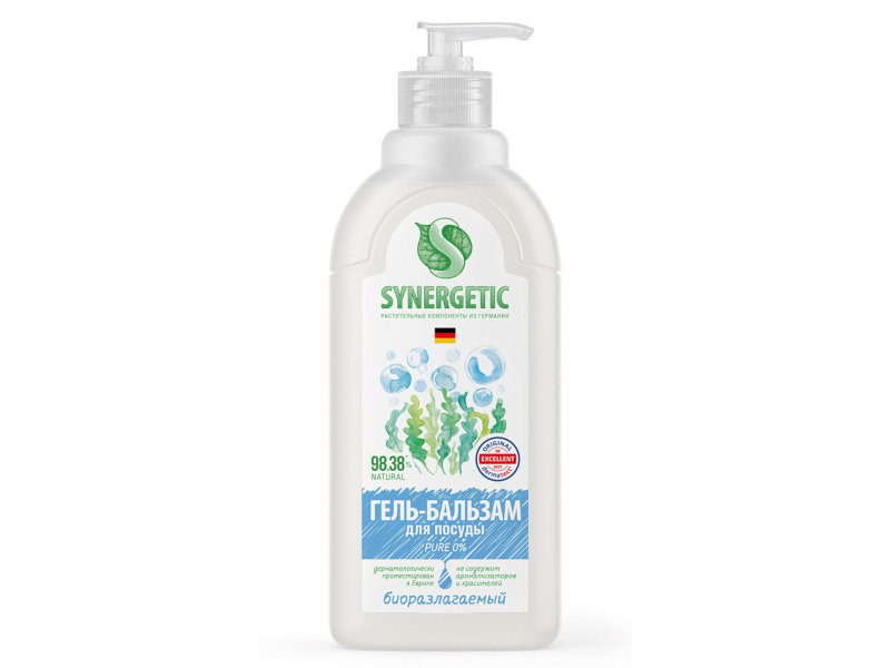 

Гель-бальзам для мытья посуды Synergetic Pure 0% 500ml 4607971453635, 4607971453635
