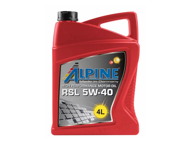 фото Масло моторное синтетическое alpine rsl 5w-40 4l 0100148