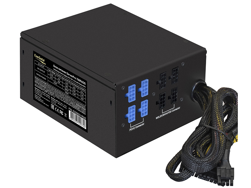 фото Блок питания exegate server pro-900rads 80 plus 900w black ex292213rus