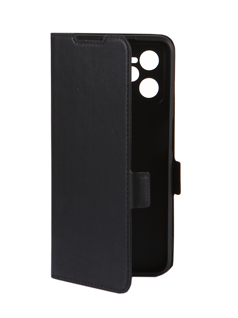 

Чехол DF для Realme C35 Black rmFlip-32, Realme C35