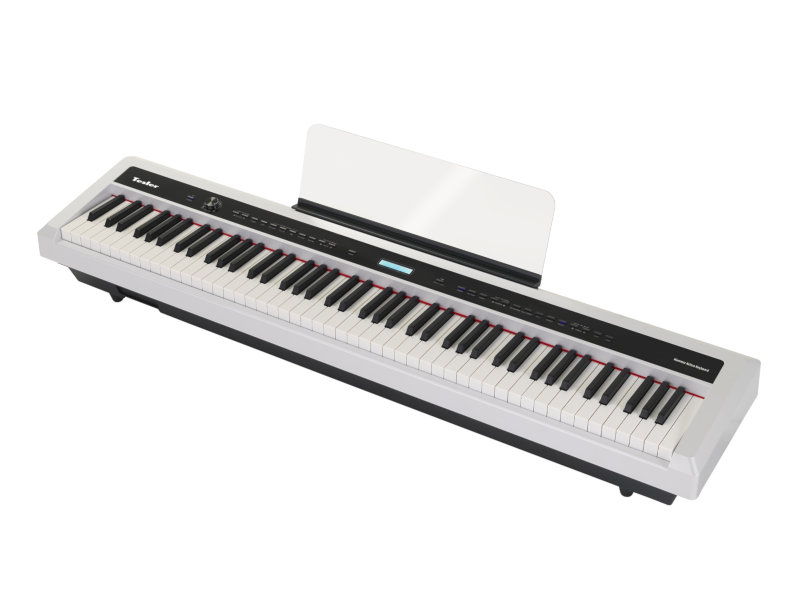 фото Цифровое фортепиано tesler stz-8800 white