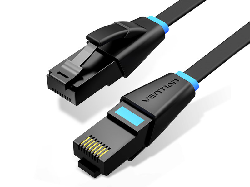 Сетевой кабель Vention UTP cat.6 RJ45 2m Black IBJBH кабель vention hdmi hdmi 3м blue black vaa m01 b300