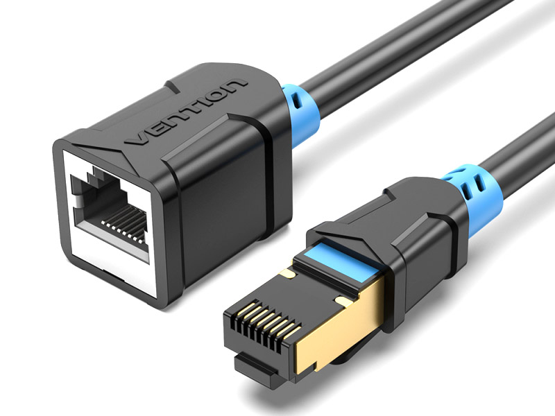 Сетевой кабель Vention SSTP cat.6 RJ45 1.5m Black IBLBG адаптер соединитель vention rj45 f rj45 f 8p8c cat 6 ipgw0