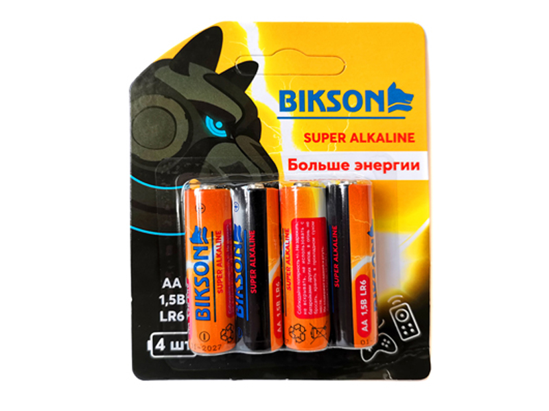 Батарейка AA - Bikson LR6 1.5V 4шт BN0503-LR6-4BL