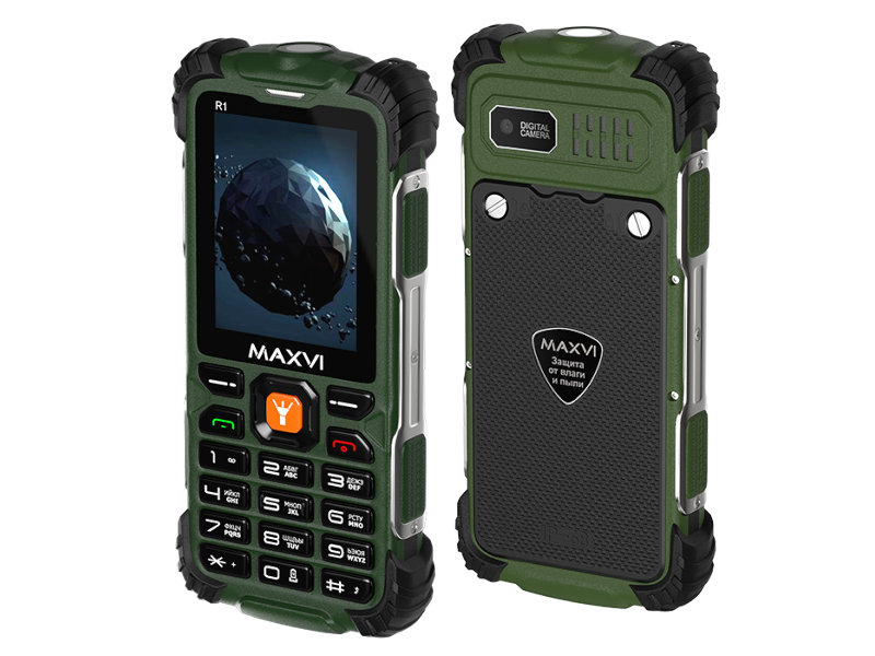 Сотовый телефон Maxvi R1 Green