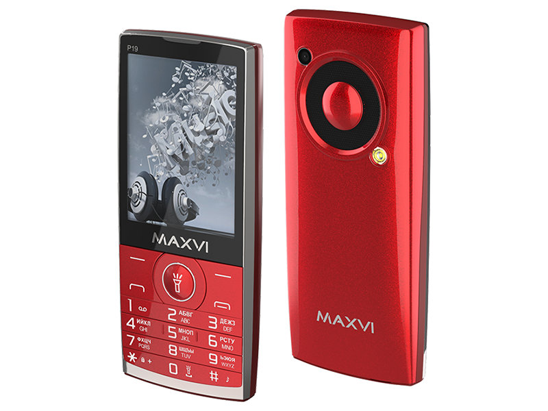 Сотовый телефон MAXVI P19 Red