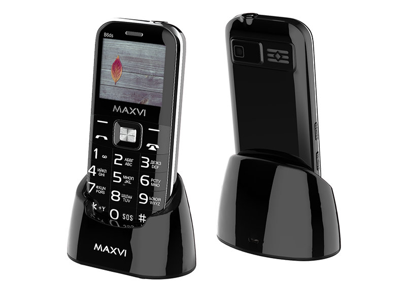 Сотовый телефон Maxvi B6ds Black