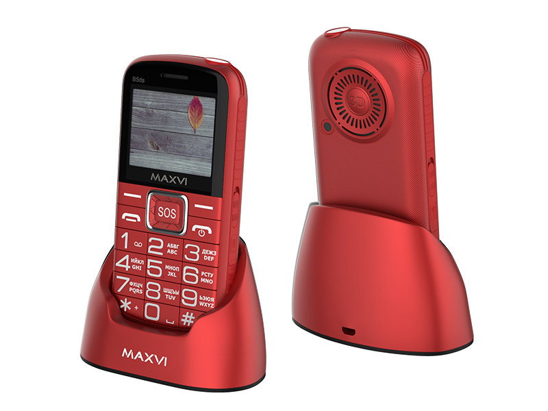 Сотовый телефон Maxvi B5ds Red