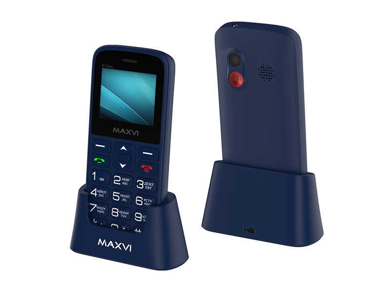 Сотовый телефон MAXVI B100DS Blue