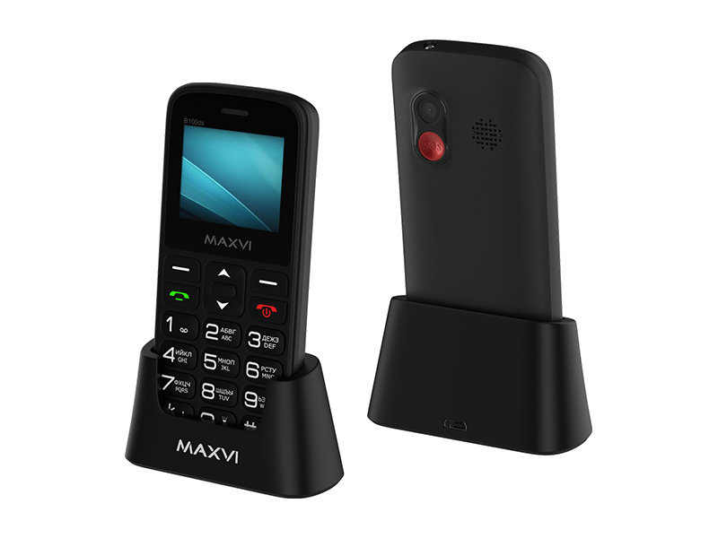 Сотовый телефон MAXVI B100DS Black