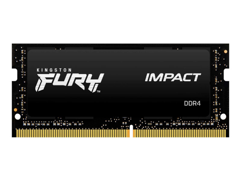 

Модуль памяти Kingston Fury Impact DDR4 SO-DIMM 3200MHz PC25600 CL20 - 32Gb KF432S20IB/32, KF432S20IB/32