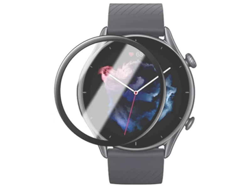 

Аксессуар Защитная, гибридная PMMA пленка Zibelino для Amazfit GTR 3 Pro Black ZTPMMA-AZF-GTR-3PRO, Amazfit GTR 3 Pro