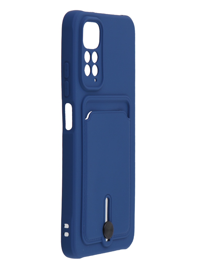 

Чехол Zibelino для Xiaomi Redmi Note 11 4G/11S 4G Card Holder Blue ZCHP-XIA-RDM-NOT11-BLU, Xiaomi Redmi Note 11 4G/11S 4G