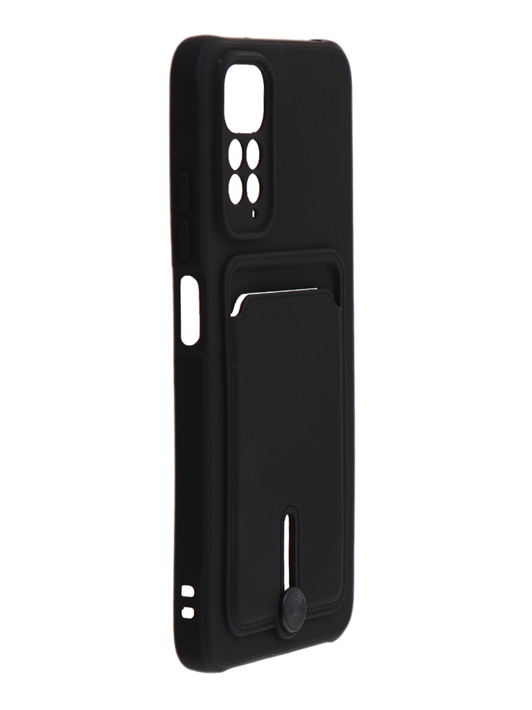 

Чехол Zibelino для Xiaomi Redmi Note 11 4G/11S 4G Card Holder Black ZCHP-XIA-RDM-NOT11-BLK, Xiaomi Redmi Note 11 4G/11S 4G
