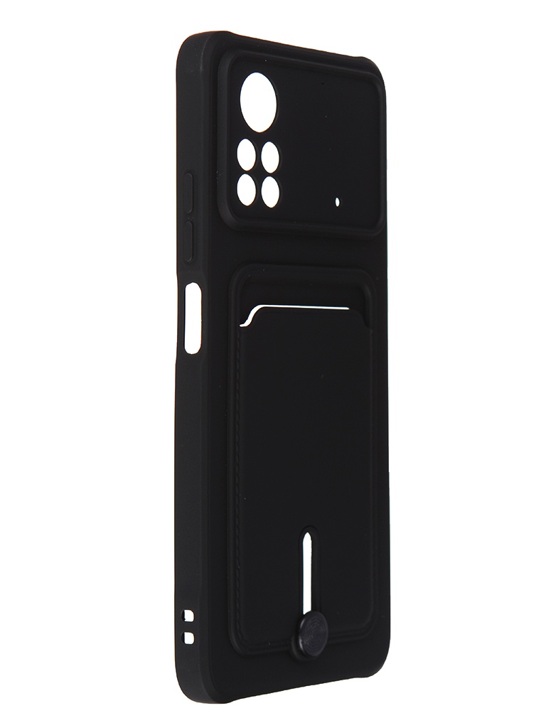 

Чехол Zibelino для Poco X4 Pro 5G Card Holder Black ZCHP-XIA-X4-PRO-5G-BLK, Poco X4 Pro 5G