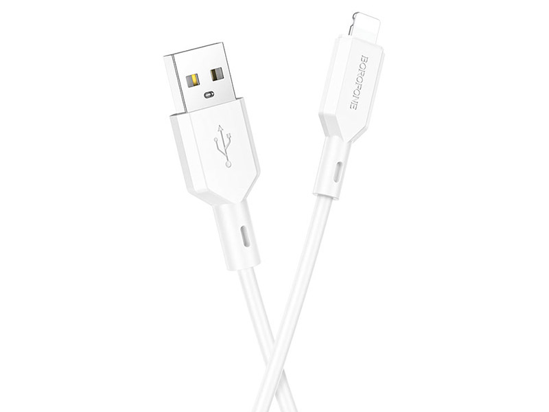

Аксессуар Borofone BX70 Type-C - Lightning 1m White 6974443384451, BX70