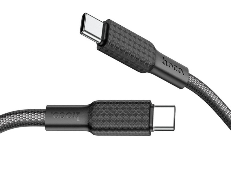  Hoco X69 Jaeger USB Type-C 1m Black-White 6931474760265