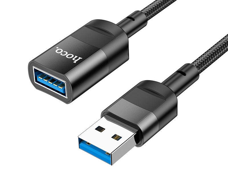 

Аксессуар Hoco U107 USB - USB 1.2m Black 6931474761910, U107