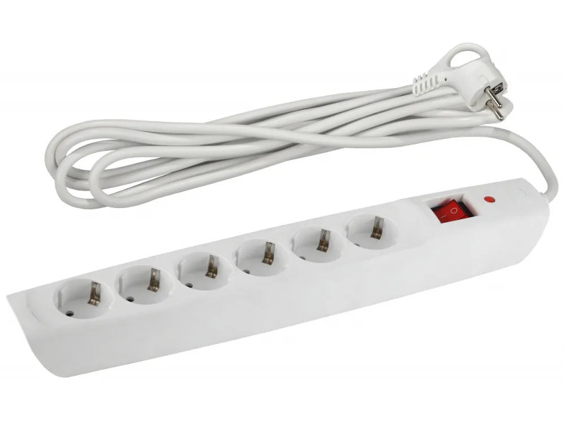 фото Сетевой фильтр эра 6 sockets 4m white sfx-6es-4m-w б0044025