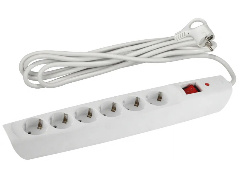 фото Сетевой фильтр эра 4 sockets 2m white sfx-6es-2m-w б0044023