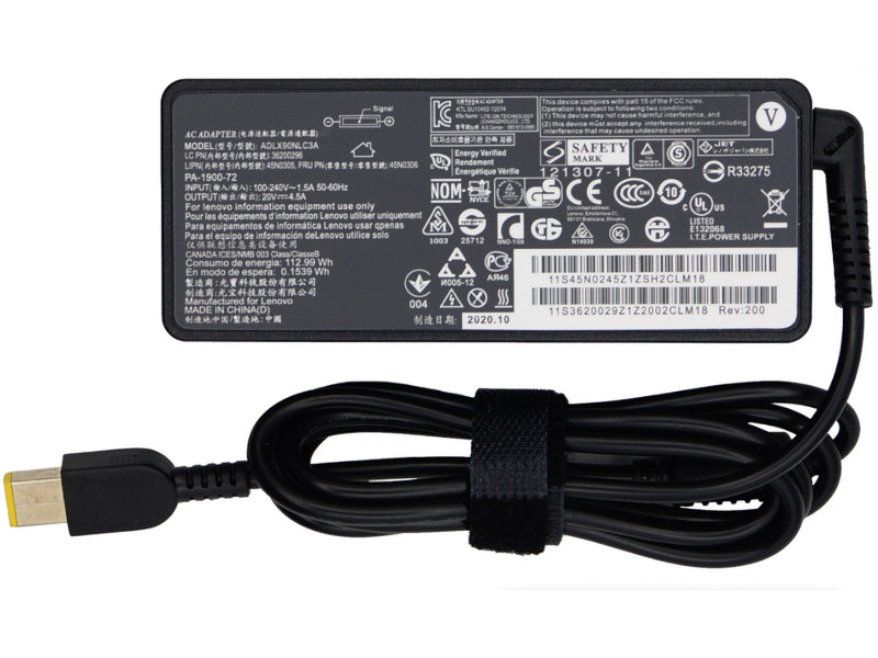 Блок питания Vbparts X1 Carbon 20V 4.5A для Lenovo (без кабеля 220V) 021770 блок питания зарядка zeepdeep для ноутбука lenovo 20v 2 25a 45w прямоугольный с кабелем adlx45nlc3a