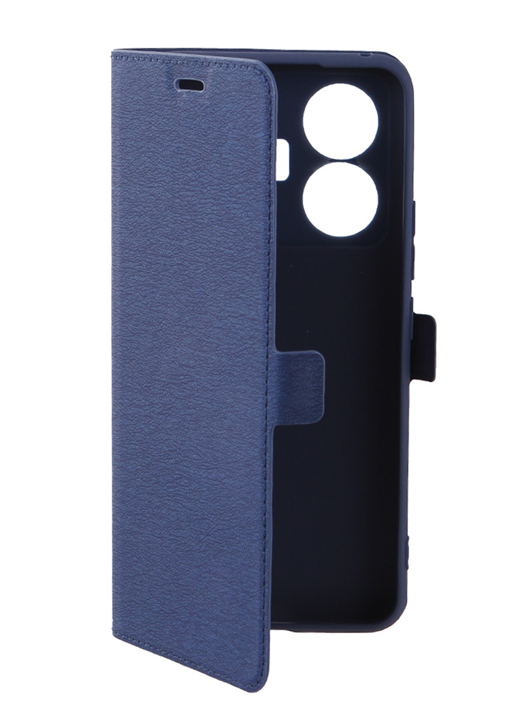 

Чехол DF для Vivo T1 Blue vFlip-16, Vivo T1