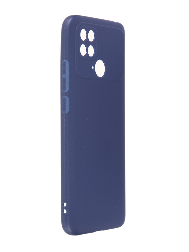 

Чехол DF для Poco C40 Silicone Blue poCase-08, Poco C40