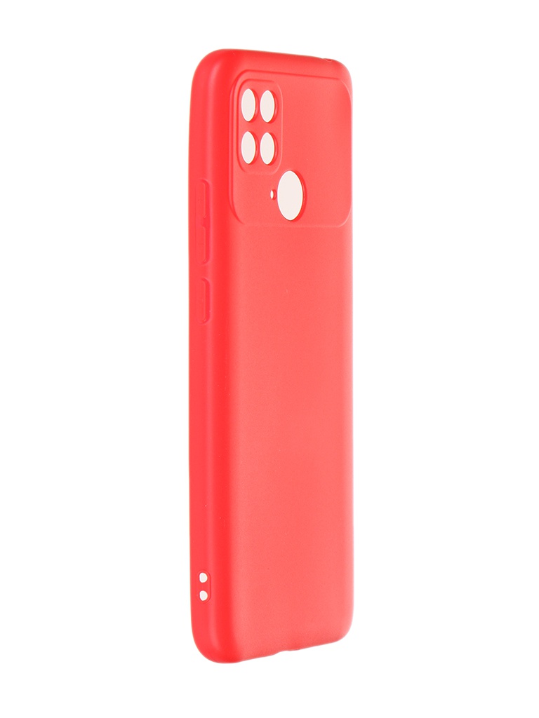 

Чехол DF для Poco C40 Silicone Red poCase-08, Poco C40
