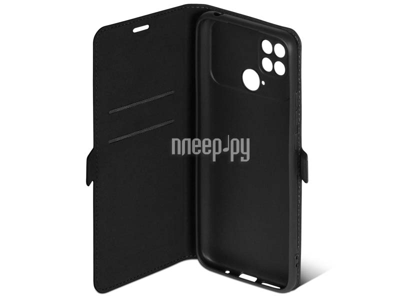 

Чехол DF для Poco C40 Black poFlip-11, Poco C40
