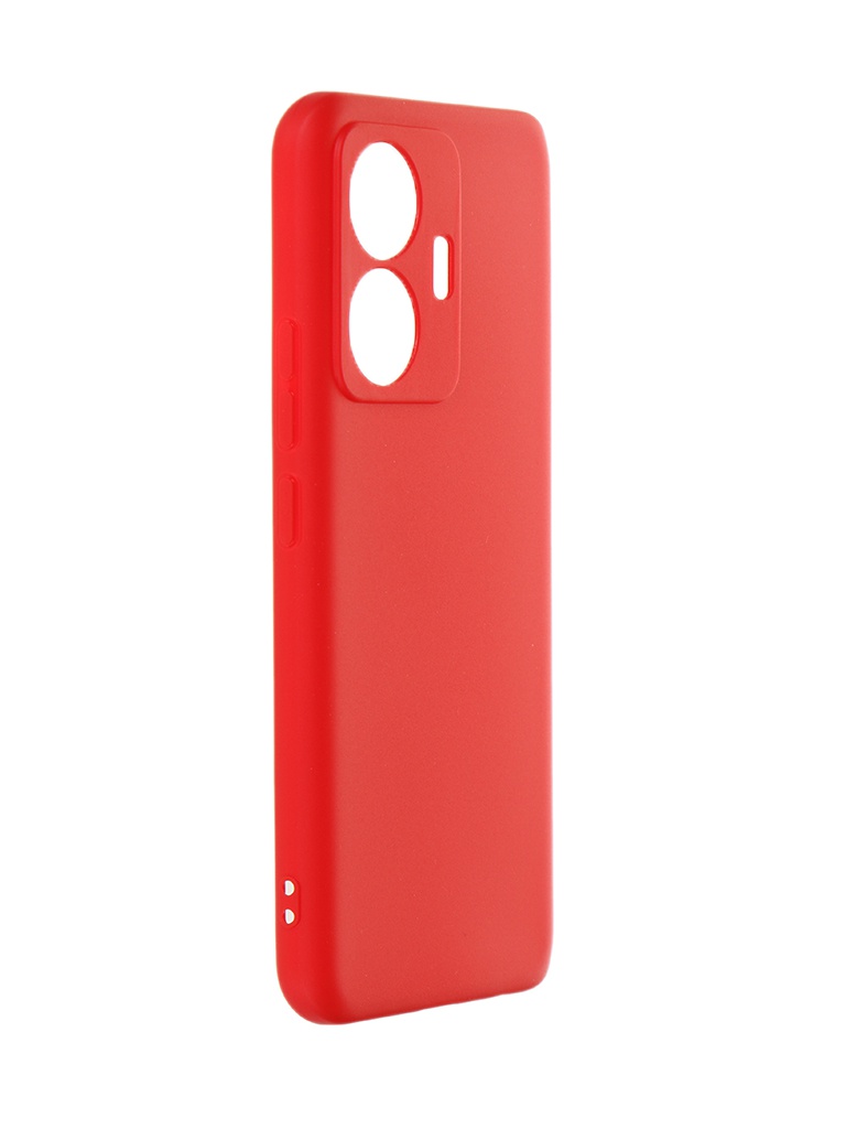 

Чехол DF для Vivo T1 Silicone Red vCase-09, Vivo T1