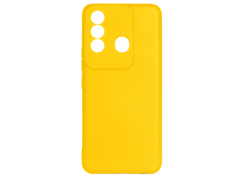 

Чехол DF для Itel Vision 3 Plus Silicone Yellow itCase-07, itCase-07