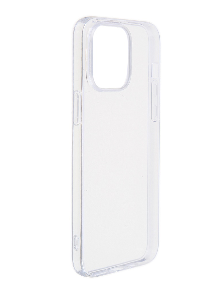 Чехол DF для APPLE iPhone 14 Pro Max Silicone Super Slim Transparent iCase-29 пластиковый чехол nillkin super frosted shield для oneplus nord 2t 5g матовый