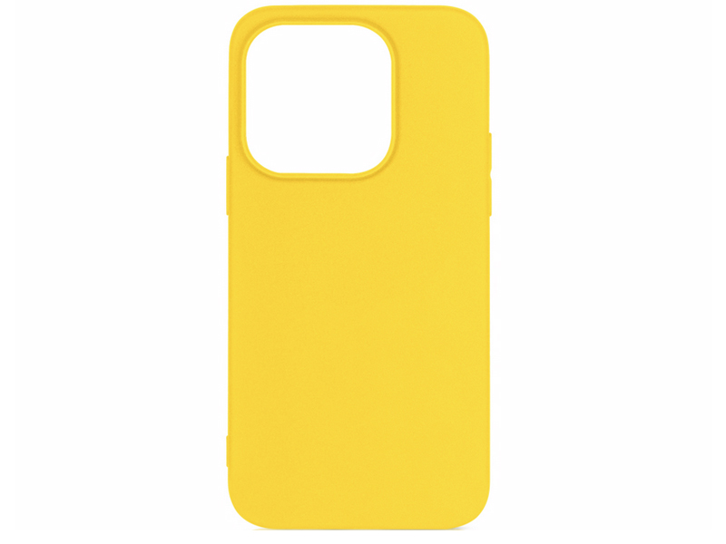 

Чехол DF для APPLE iPhone 14 Pro Silicone Yellow iCase-32, APPLE iPhone 14 Pro