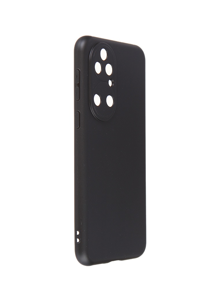 Чехол DF для Huawei P50 Silicone Black hwCase-111 df силиконовый супертонкий чехол для телефона honor x8 смартфона хонор икс 8 df hwcase 105
