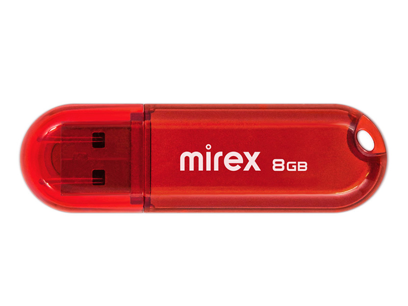 фото Usb flash drive 8gb - mirex candy red 13600-fmucar08