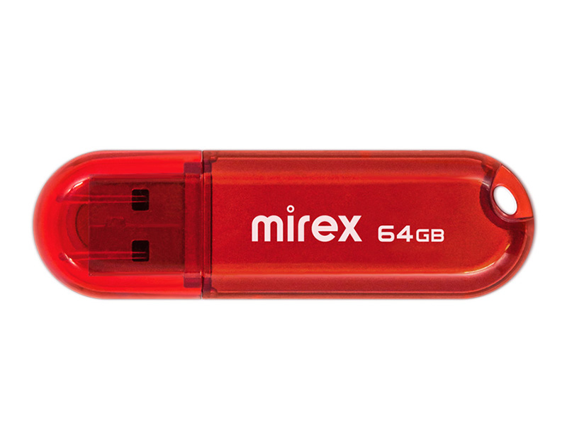 

USB Flash Drive 64Gb - Mirex Candy Red 13600-FMUCAR64, Candy