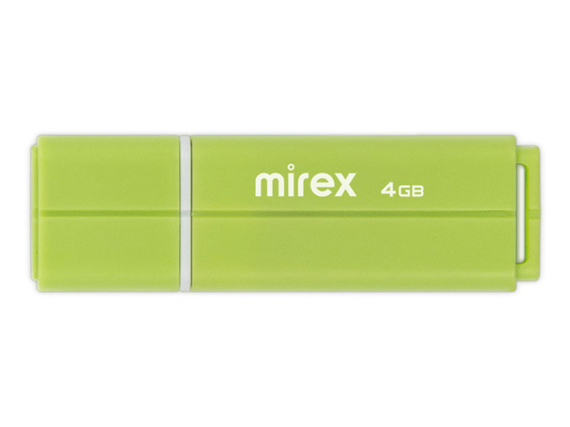 USB Flash Drive 4Gb - Mirex Line Green 13600-FMULGN04