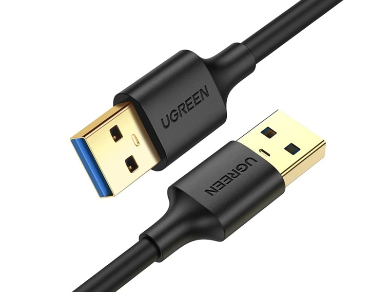 

Аксессуар Ugreen US128 USB-A - USB-A 1m Black 10370, US128