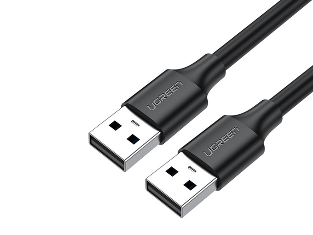 

Аксессуар Ugreen US102 USB-A - USB-A 3m Black 30136, US102